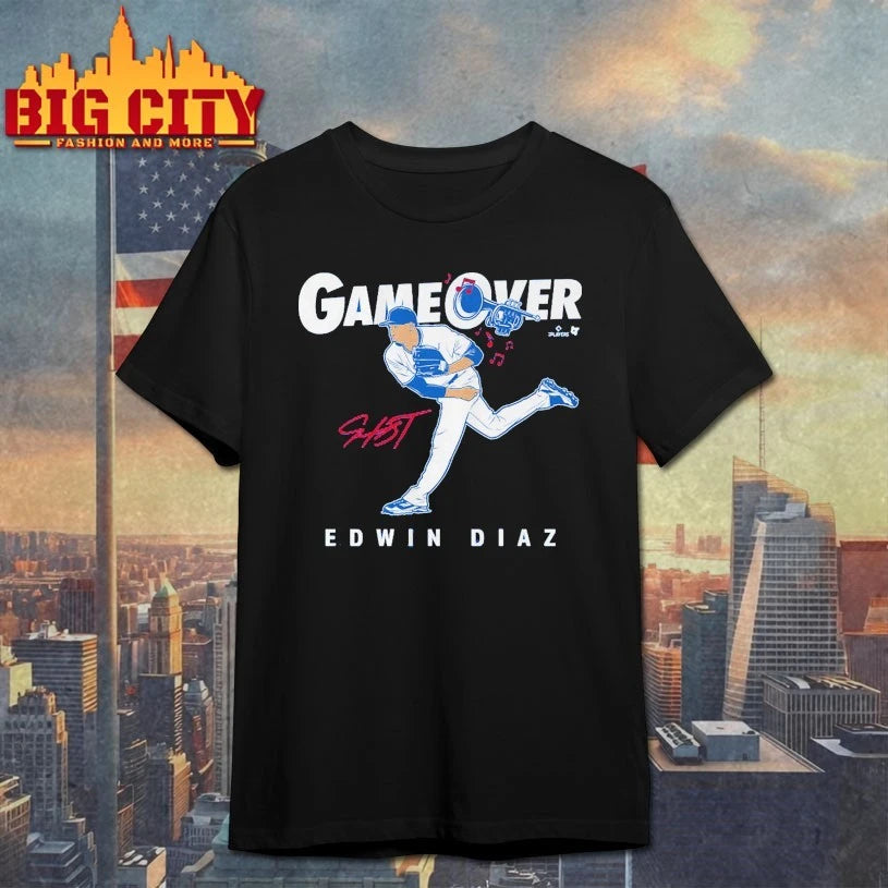 Edwin Diaz Game Over Los Angeles signature shirt
