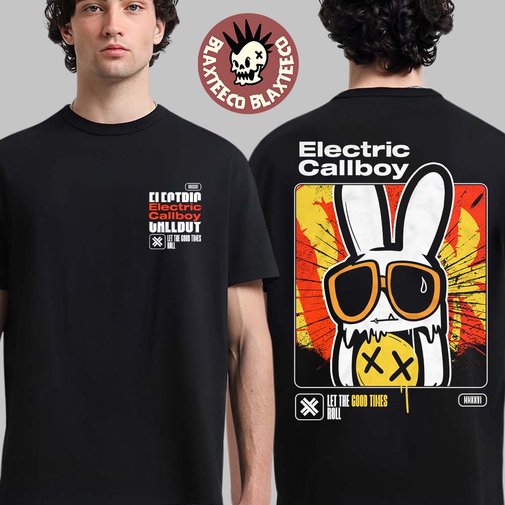 Electric Callboy Let The Good Times Roll New Single Merch Melting Bunny T-Shirt