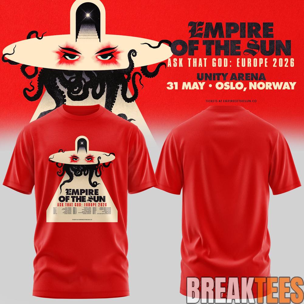Empire Of The Sun Ask The God Tour 2026 Tee