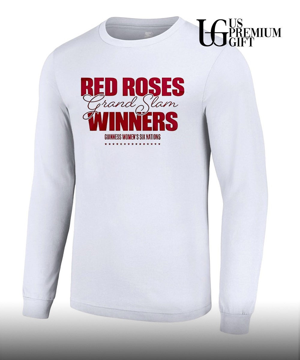England Red Roses 2026 Guinness Women’s Six Nations Champions shirt