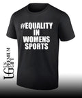 Equality in womens sports shirt