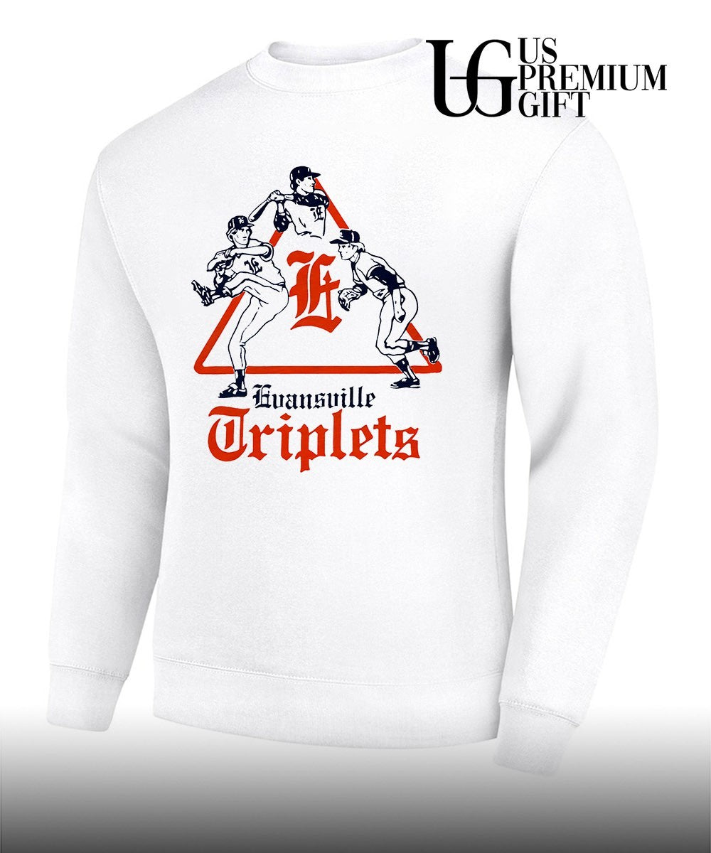 Evansville Triplets baseball shirt
