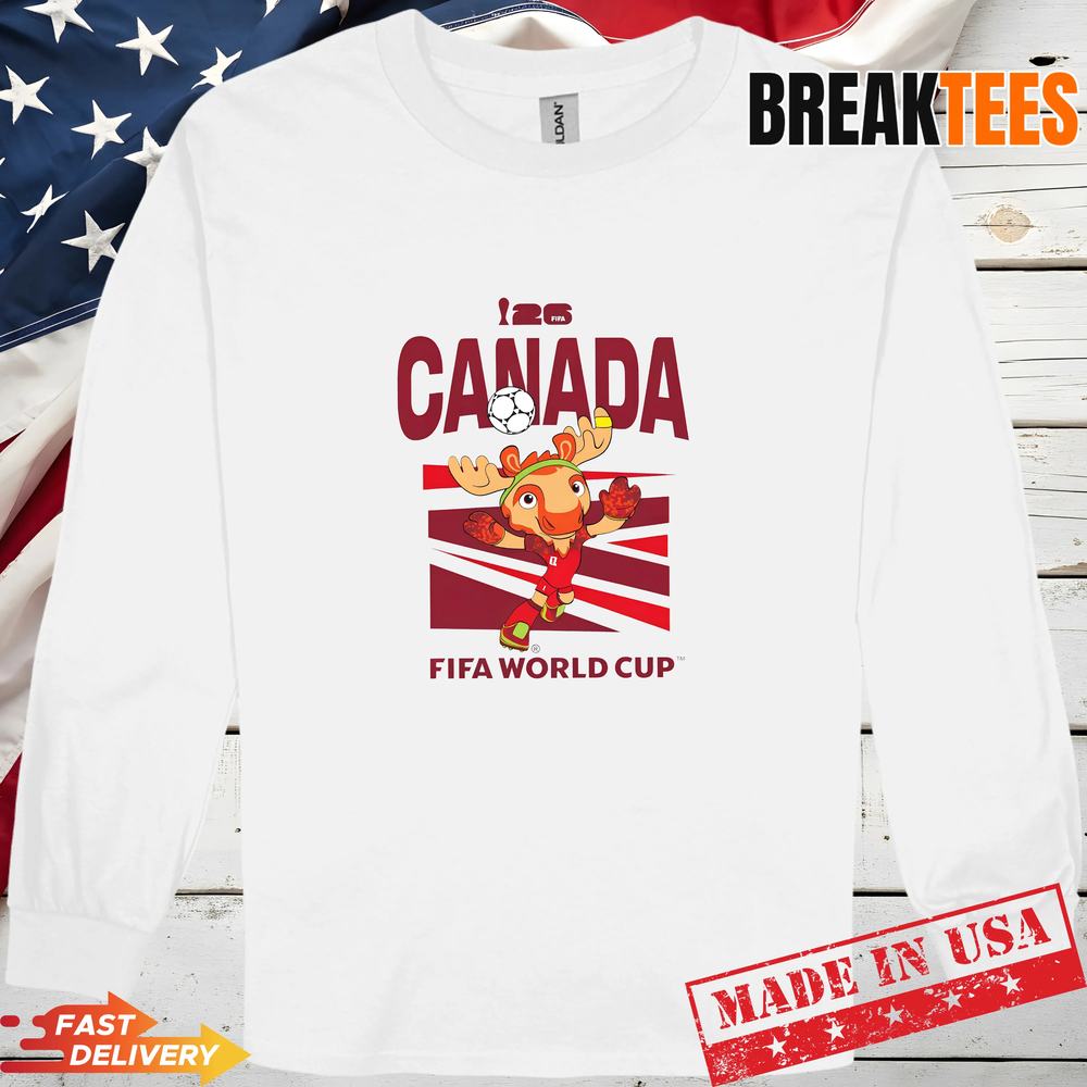 FIFA World CUP26 Canada Mascot Ball T-Shirt – Catch the Fever!