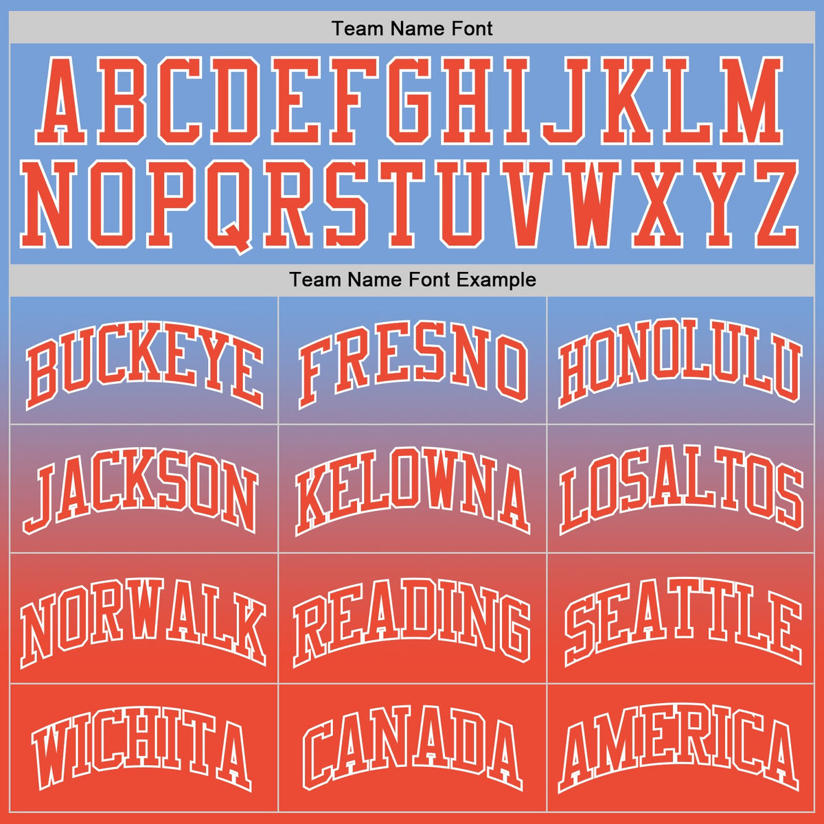 Custom Light Blue Orange-White Authentic Fade Fashion Basketball Jersey