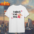 Falling For You Minion Hearts Love Valentine Shirt