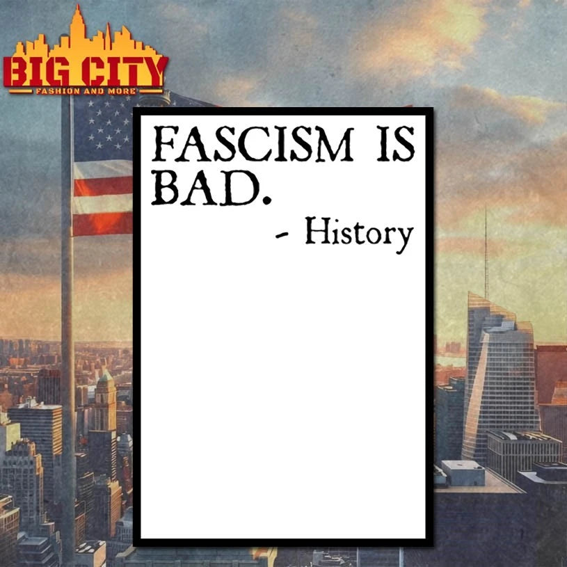 Fascism Is Bad History text shirt