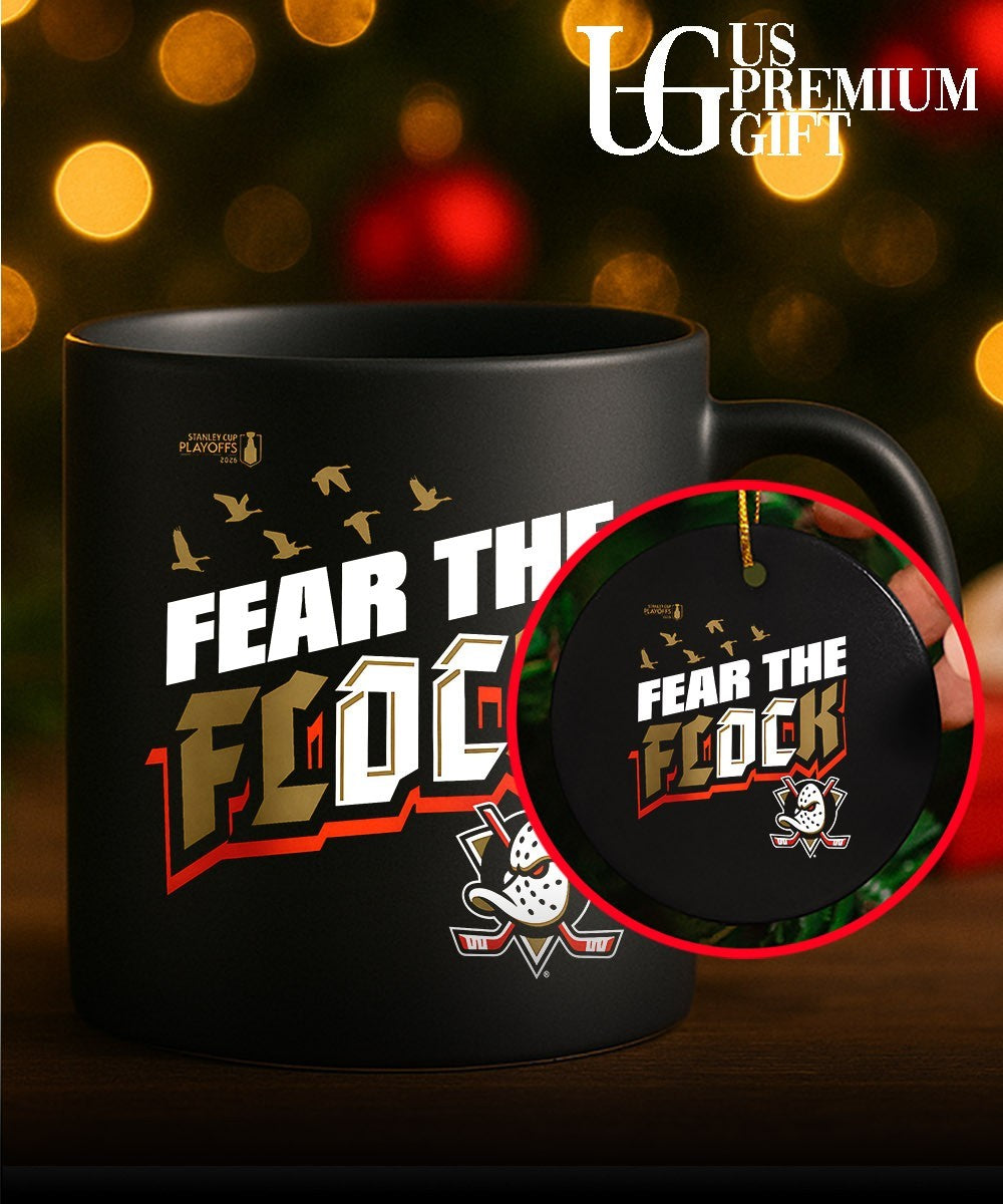 Fear The Flock Anaheim Ducks NHL 2026 Stanley Cup Playoffs slogan shirt