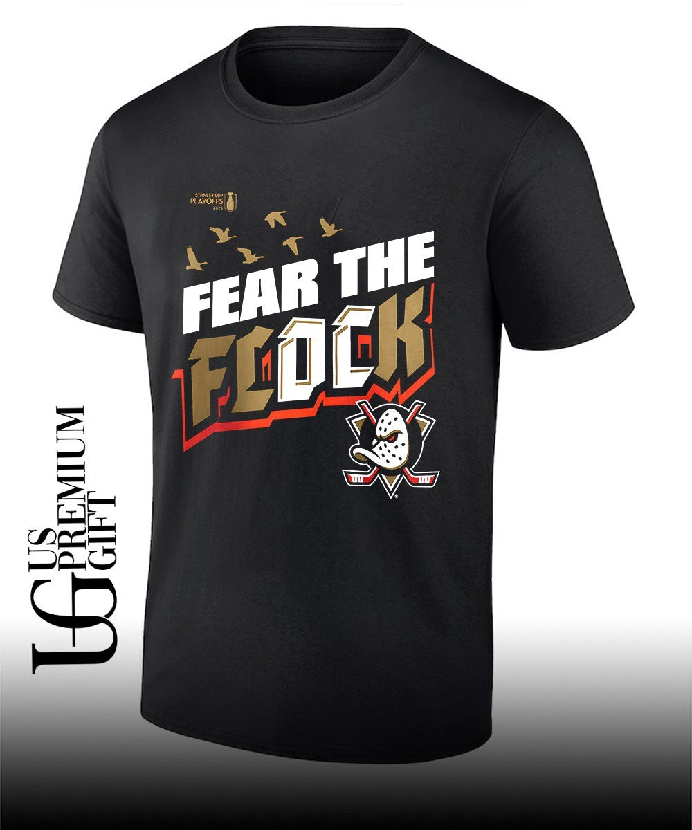 Fear The Flock Anaheim Ducks NHL 2026 Stanley Cup Playoffs slogan shirt