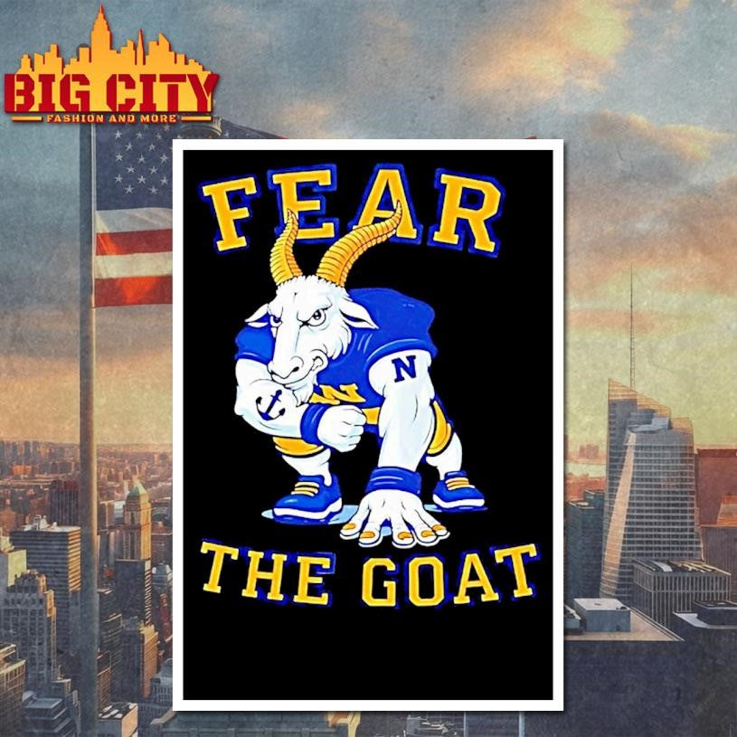 Fear The Goat Navy Midshipmen Football Mascot Shirt