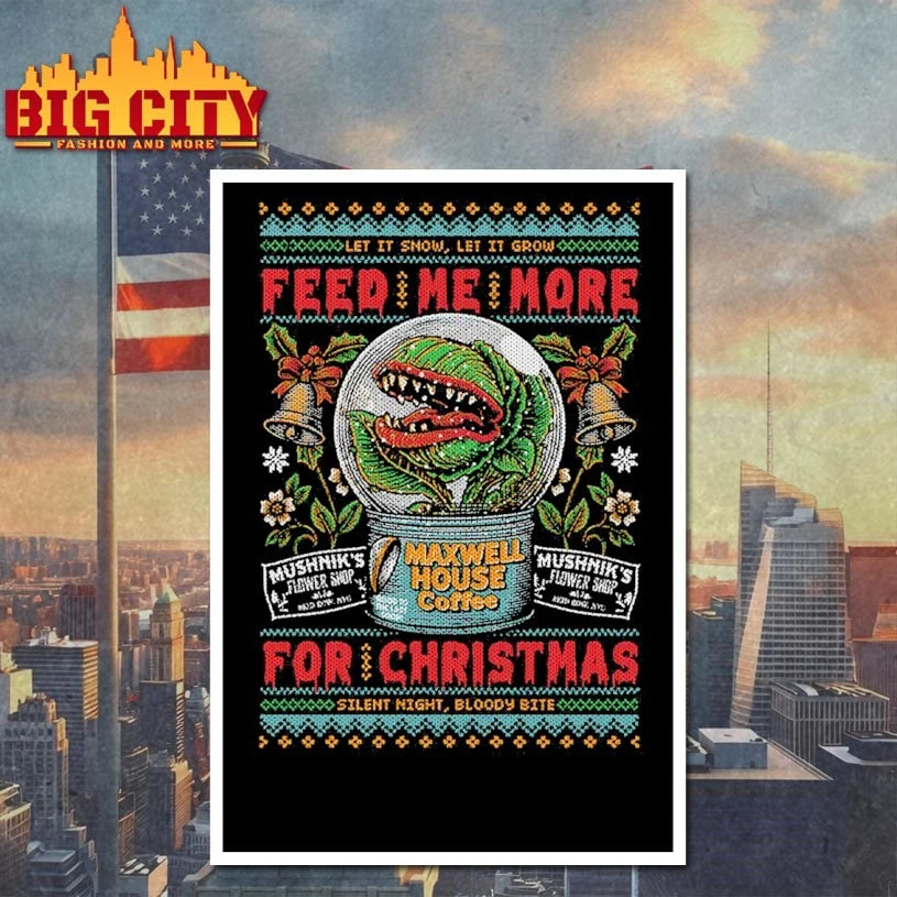 Feed Me For Christmas ugly shirt