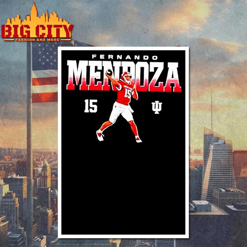 Fernando Mendoza Indiana Football Ncaa Caricature Shirt