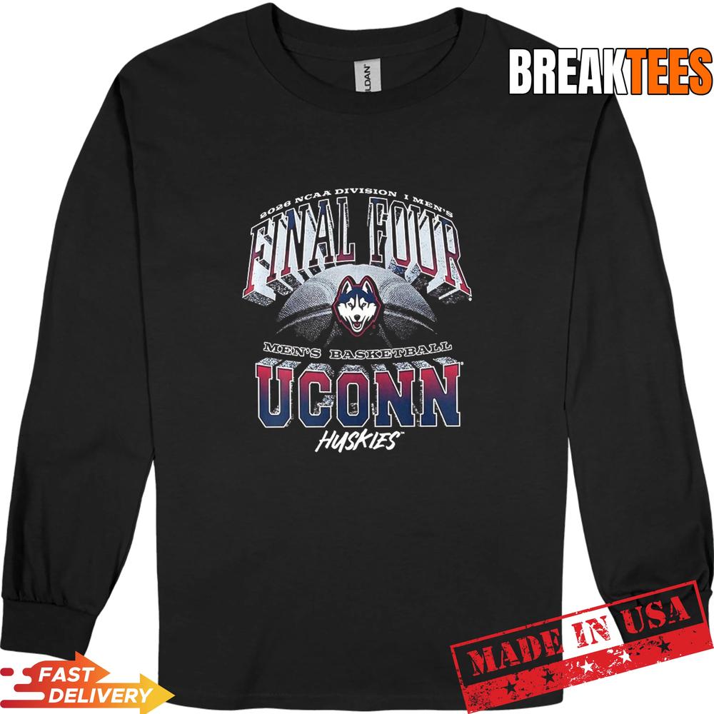 Final Four UConn Huskies NCAA D1 men’s basketball 2026 T-Shirt