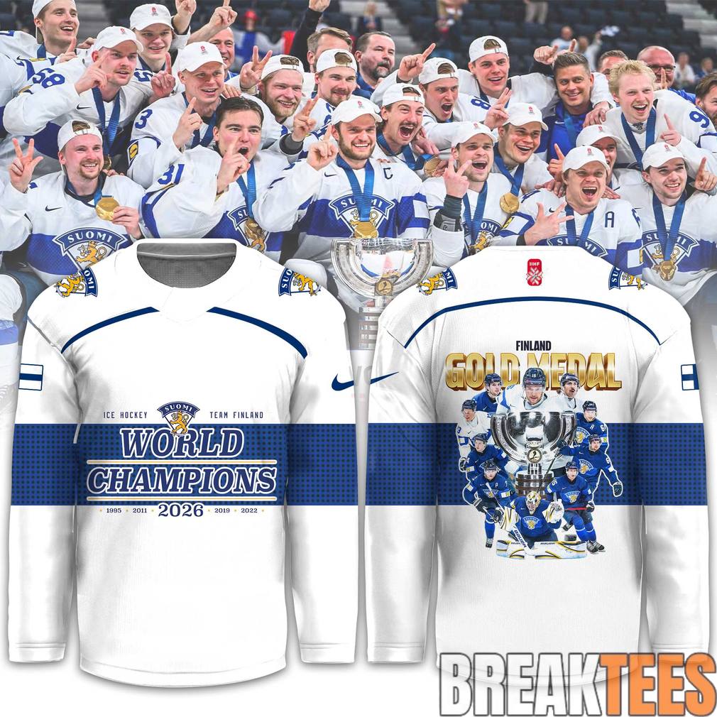 Finland 2026 IIHF Ice Hockey World Champions Special Hockey Jersey