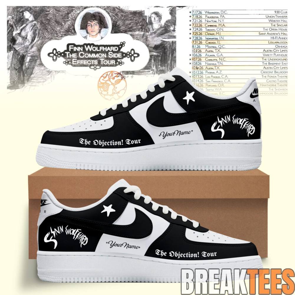 Finn Wolfhard The Common Side Effects Tour 2026 Custom Air Force 1 Sneaker