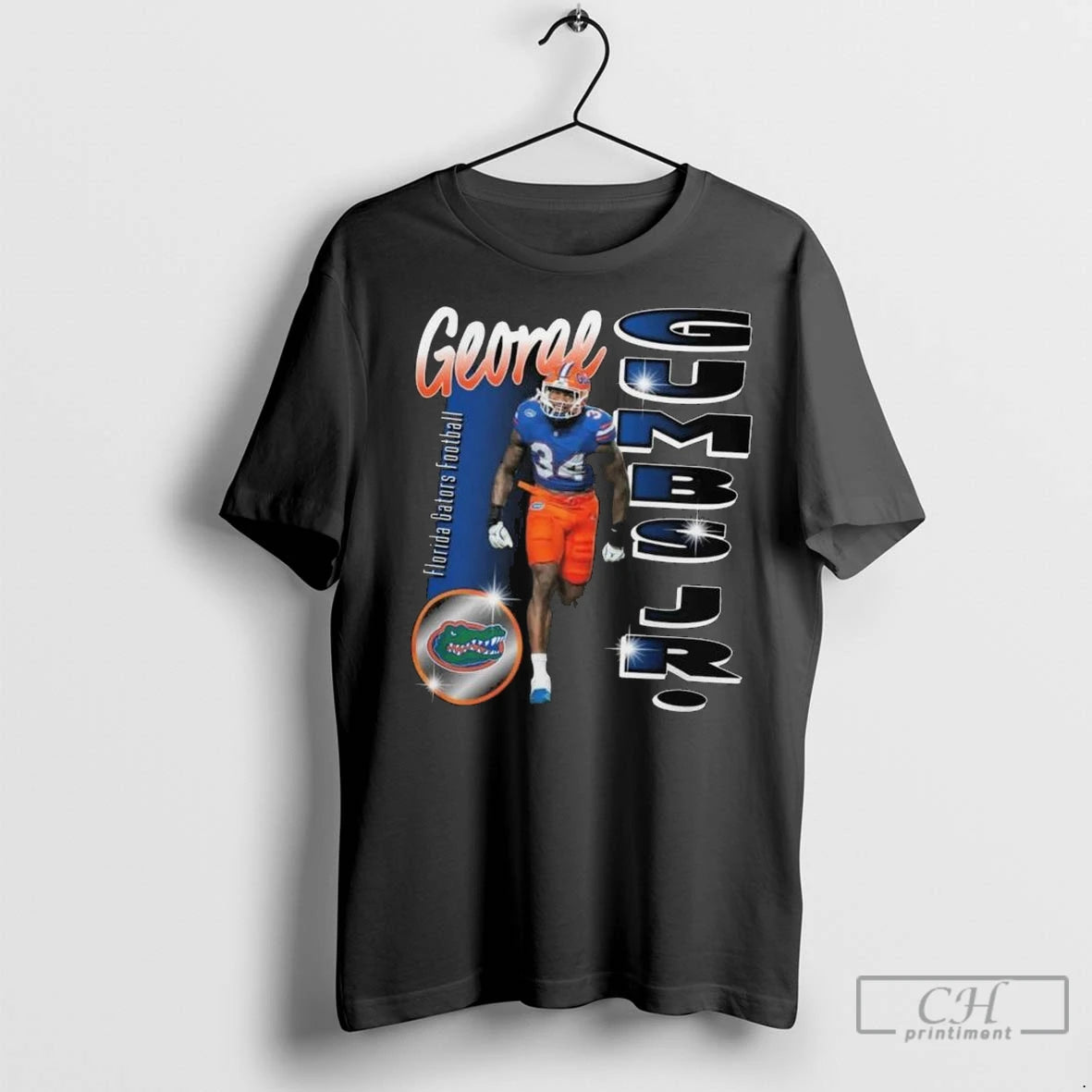 Florida Gators George Gumbs Jr Vintage Football Long Sleve T Shirts
