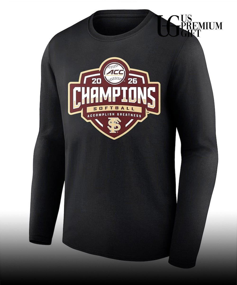 Florida State Seminoles 2026 ACC Softball Tournament Champions Locker Room shirt