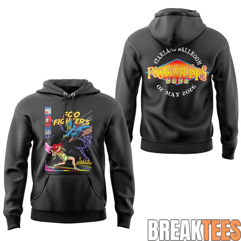 Foo Fighters Secret NJ Show Hoodie