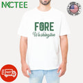 Fore Washington golf text shirt