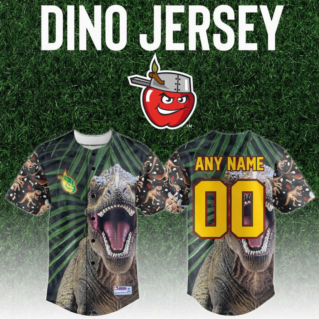 Fort Wayne TinCaps 2026 Dino Custom Baseball Jersey