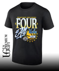 Four It All UCLA Bruins 2026 NCAA Women’s Basketball Tournament March Madness Final Four Zone Move shirt