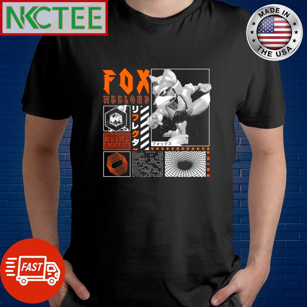 Fox McCloud sine graphic shirt