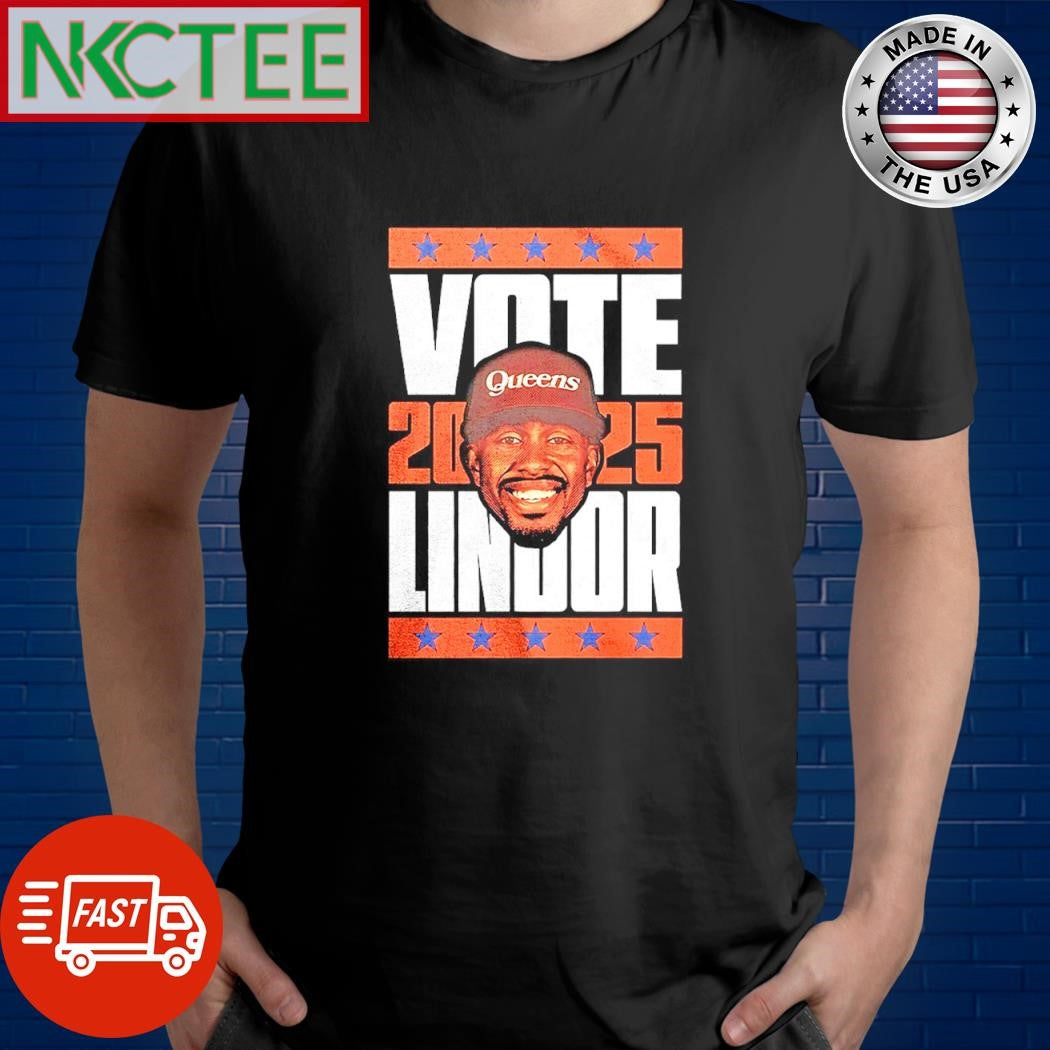 Francisco Lindor New York Mets vote Lindor 2025 head shirt