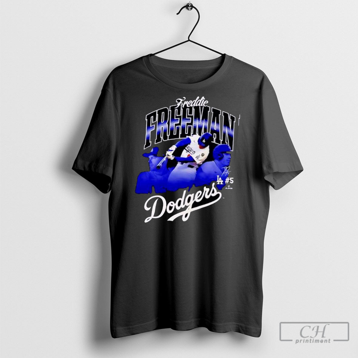 Freddie Freeman Dodgers Baseball Player La 17 Signature Shirt Tee