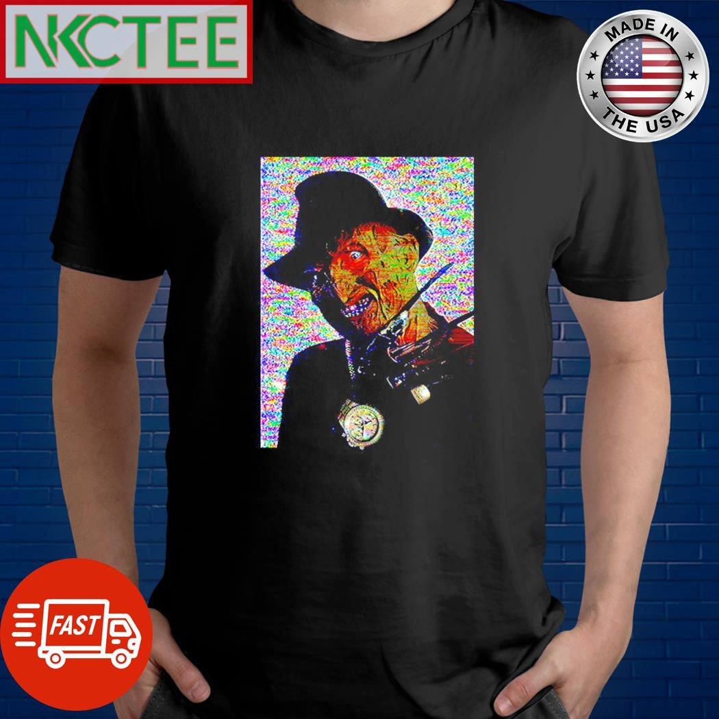 Freddy Krueger Bling rich Halloween horror shirt