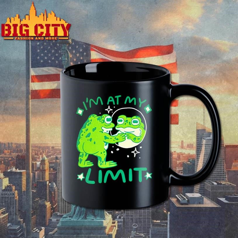 Frog I’m at my limit cartoon shirt