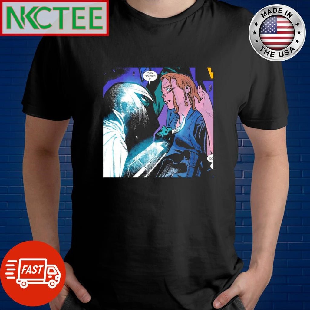 Funny 500 Moon knight they started it shirt
