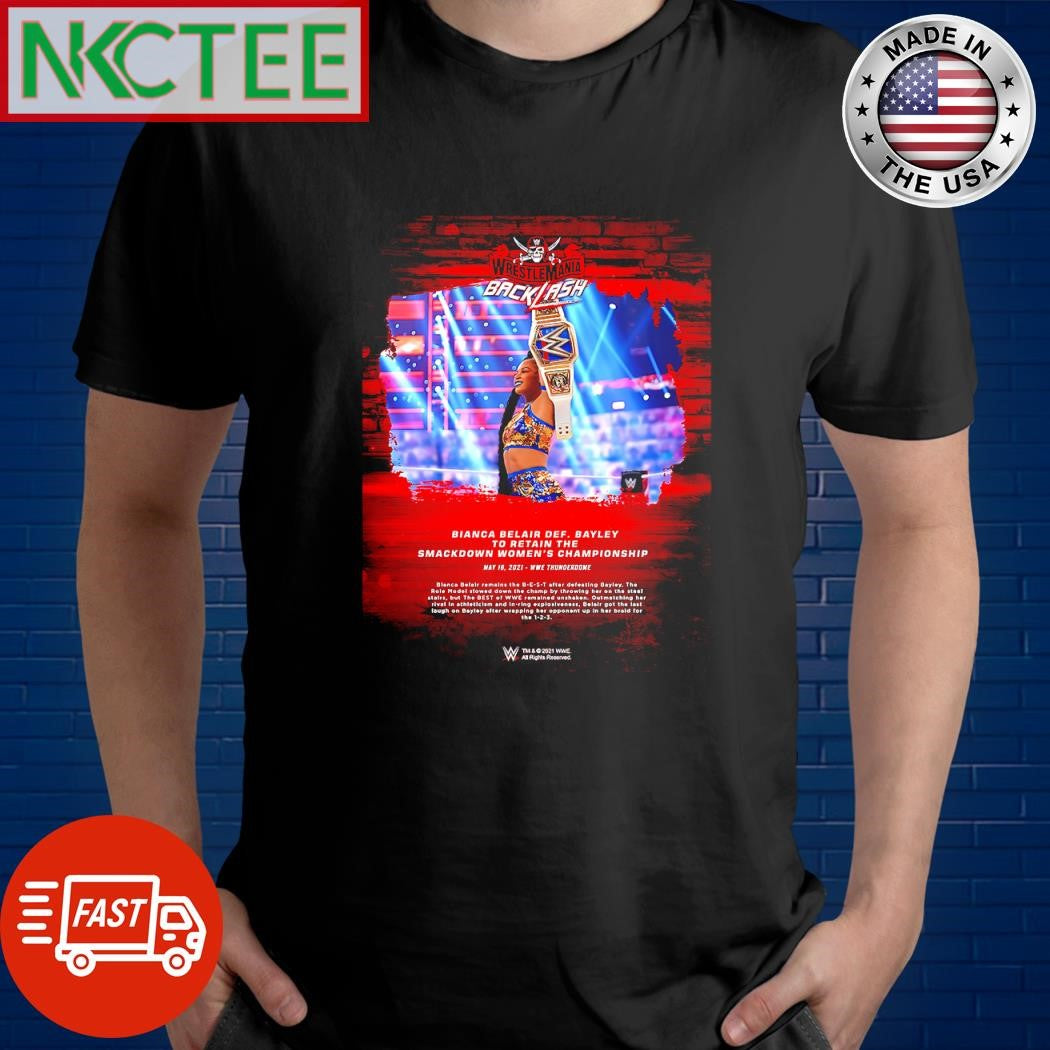 Funny Bianca Belair Frame 2021 WrestleMania Backlash photo shirt