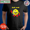 Funny Cap-man Pac-man run shirt