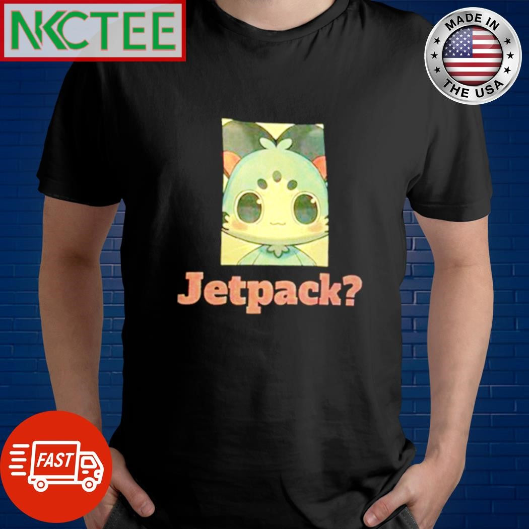 Funny Chattini cartoon Jetpack shirt