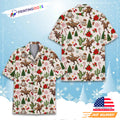 Funny Christmas Cowboy Riding Dinosaur Hawaiian Shirt