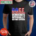 Funny DOGE Democrats Officially Getting Exposed US flag shirt