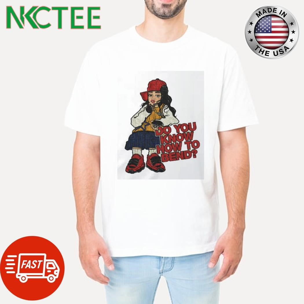 Funny Do You Know How to Bend Thermal Billie Eilish cartoon shirt