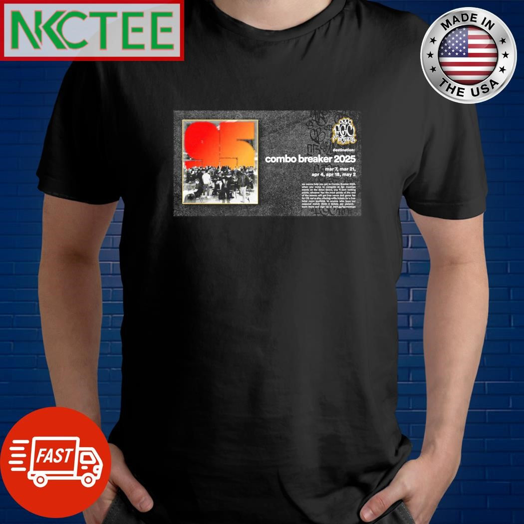 Funny FGC destination combo breaker 2025 mar 7, mar 21, apr 4, apr 18, may 2 shirt