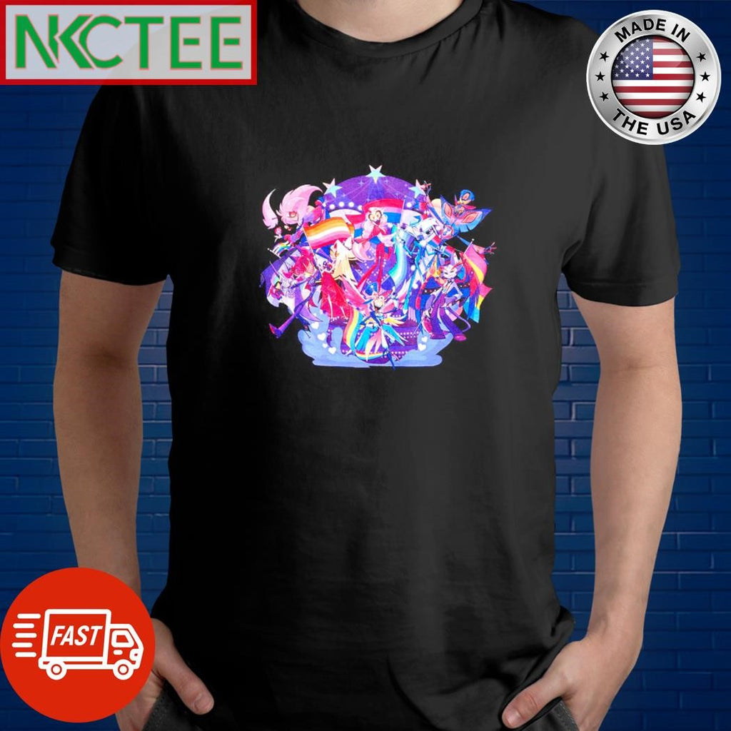 Funny Hazbin Hotel Pride 2025 Cast shirt