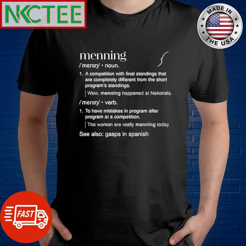 Funny Meaning A competition with final standings that are completely different from the short program standings shirt
