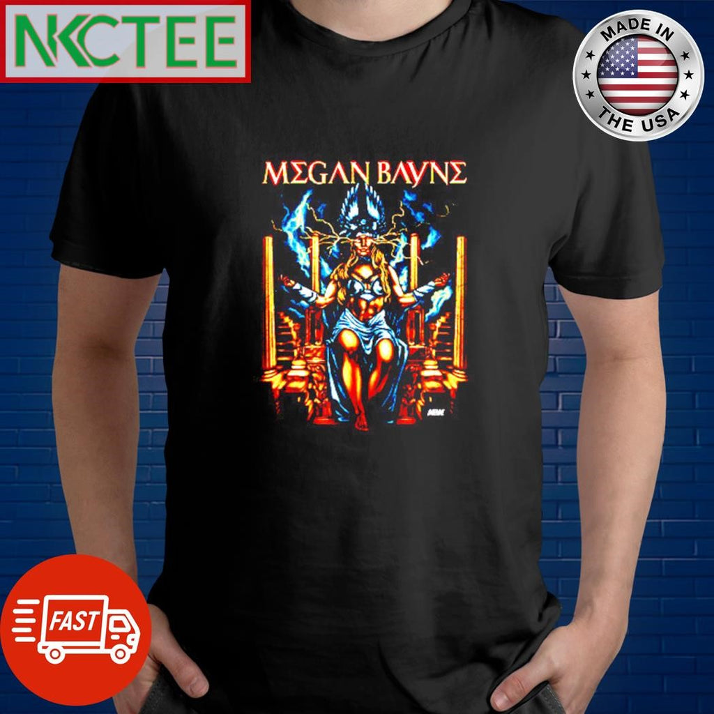 Funny Megan Bayne – Megasus Triblend paint shirt