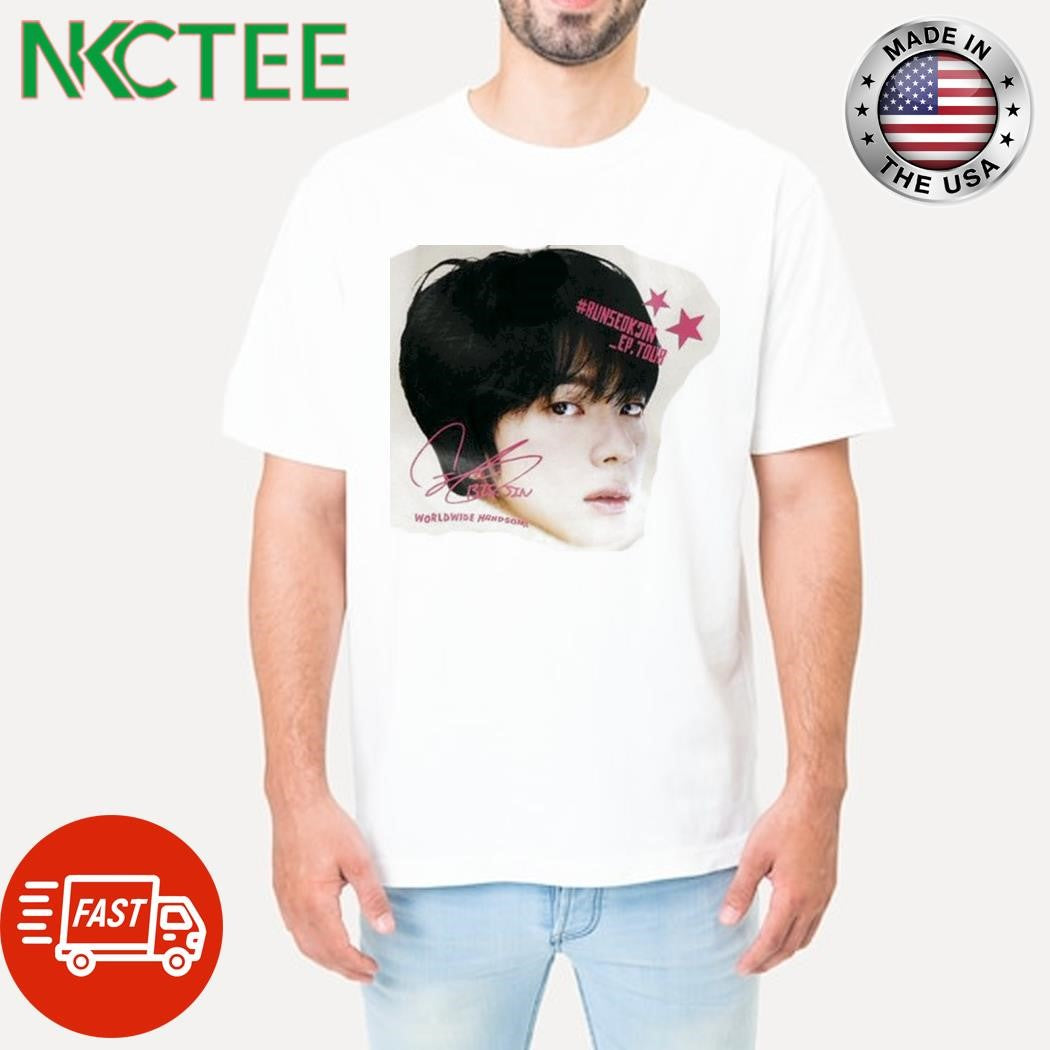 Funny #RUNSEOKJIN EP.TOUR World wide handsome signature Kim Seokjin shirt