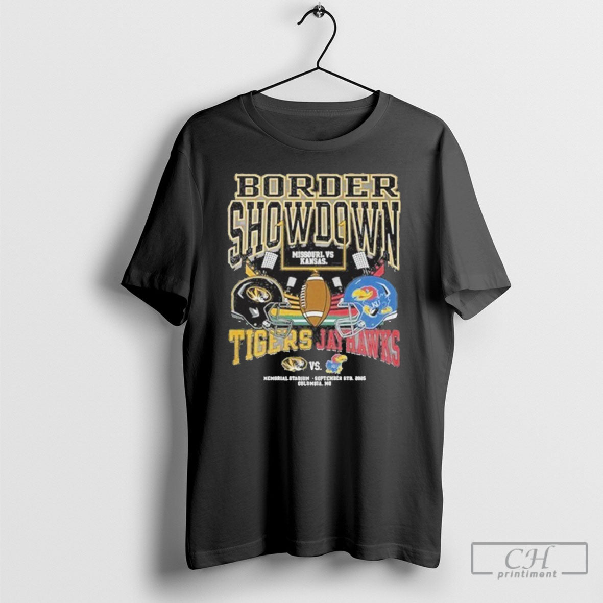 Gameday Border Showdown 2025 Kansas Vs Mizzou Matchup T T Shirt