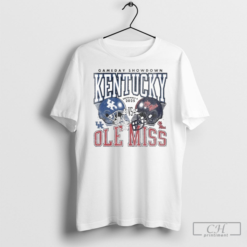 Gameday Kentucky Vs Ole Miss September 6 2025 Duel Helmet Shirt Tee