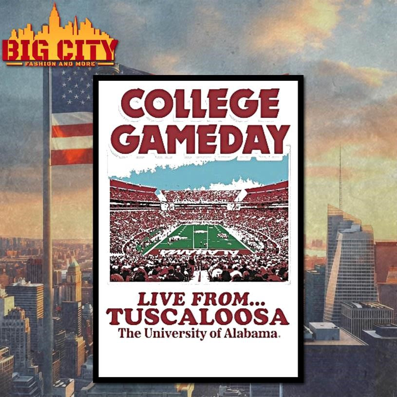 Gameday Live From Tuscaloosa The University Of Alabama Shirt