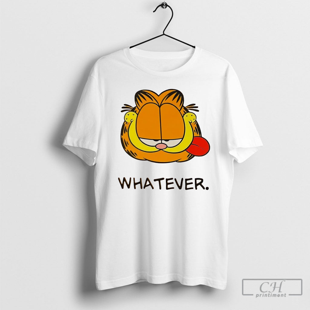 Garfieid Whatever Funny Shirt Tee