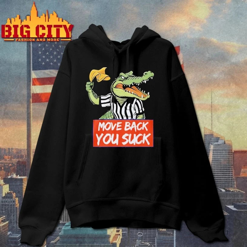 Gator Yellow Flag Move Back You Suck shirt