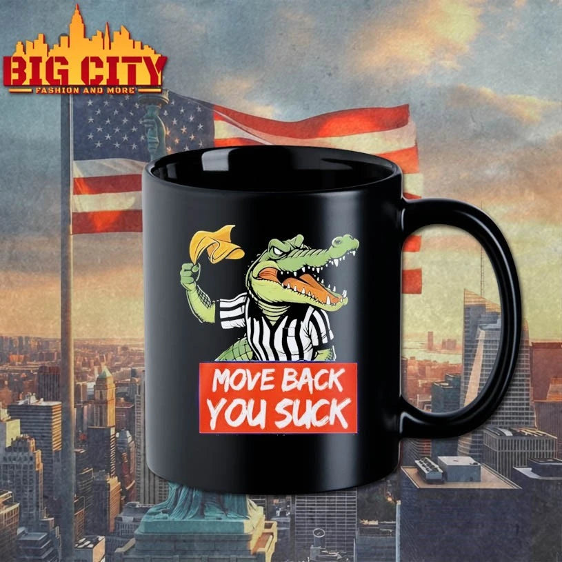 Gator Yellow Flag Move Back You Suck shirt