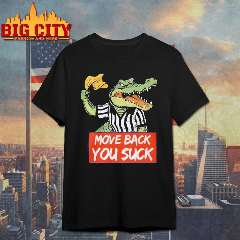 Gator Yellow Flag Move Back You Suck shirt