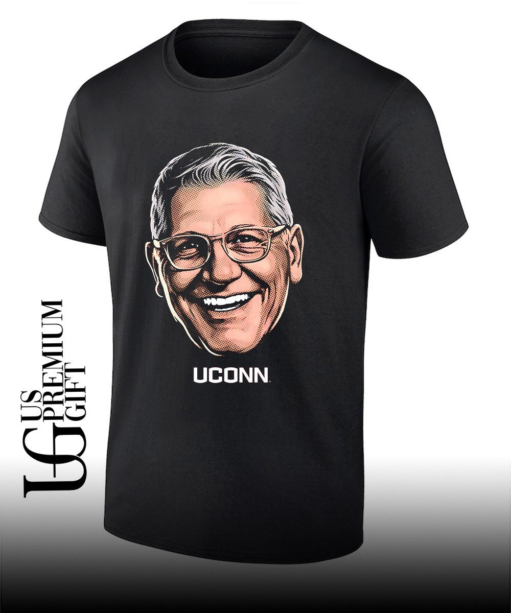Geno Auriemma Coach UConn Huskies men’s basketball Big Head shirt