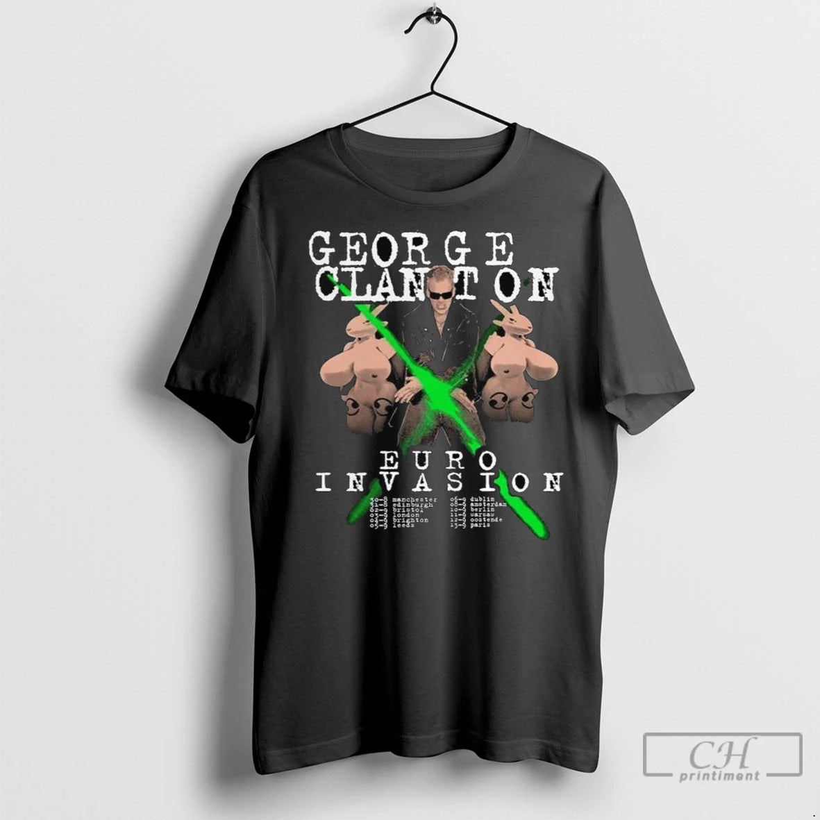 George Clanton Euro Invasion Long Sleve T Shirts